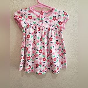 Carter's pink flower dress